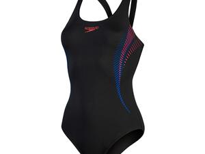 Speedo Badpak END+ PLACEM MUSCLEB BLA/RED